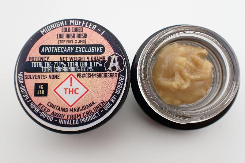 Midnight Muffler Live Hash Rosin Baller - I 4G