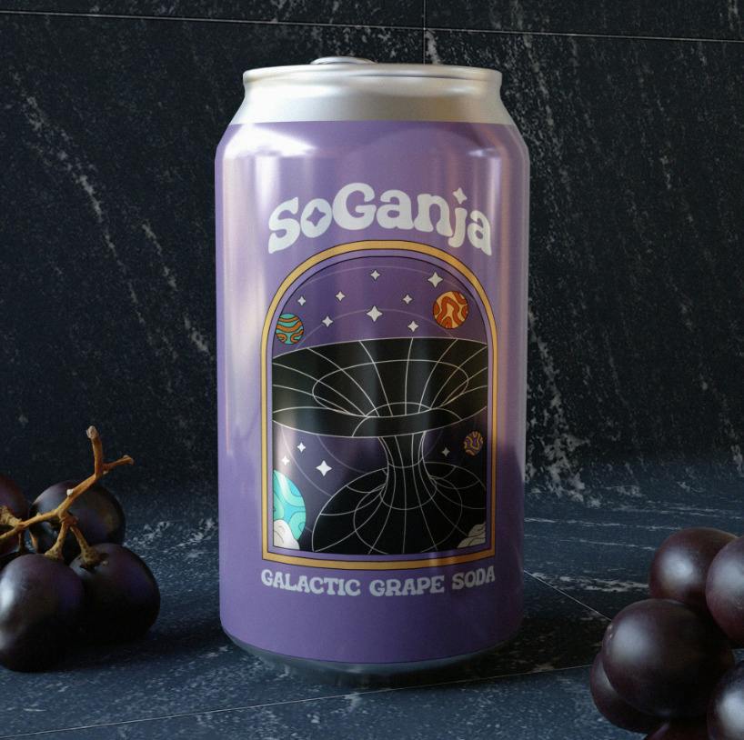Galactic Grape | Live Resin Infused Soda