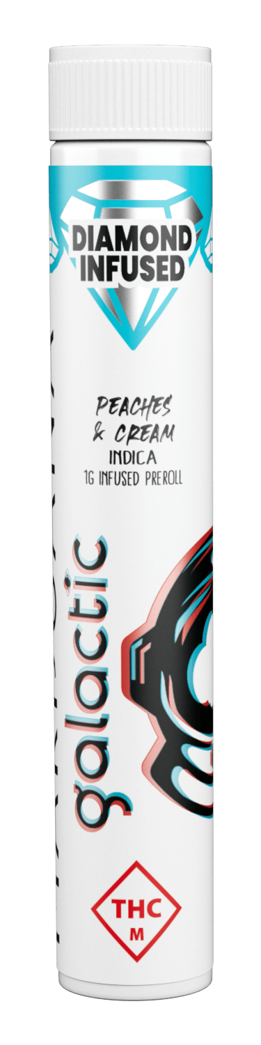 Peaches and Cream | Diamond Infused Pre-roll