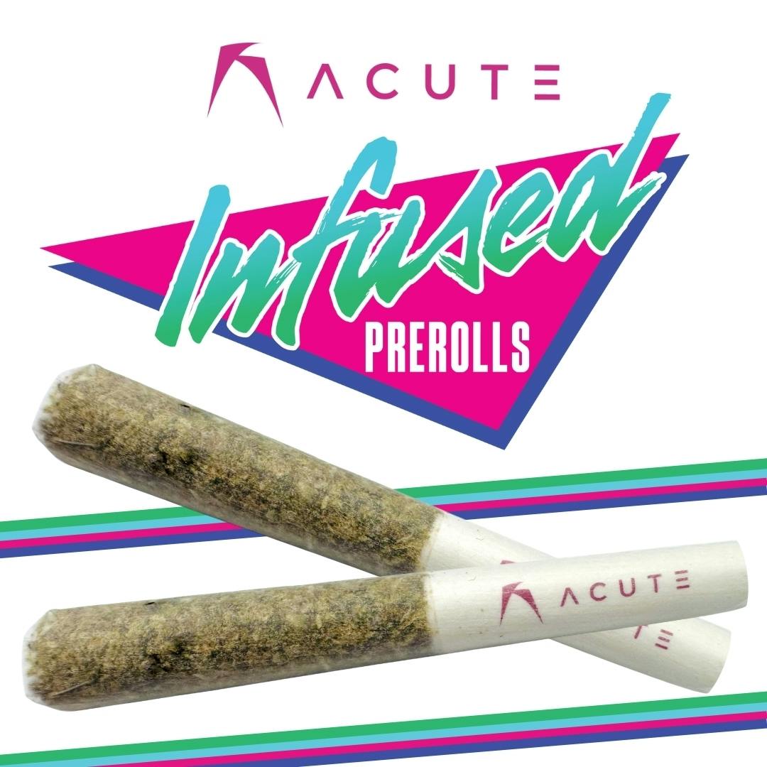 Passion Fruit | 2pk Distillate Infused Pre-rolls | 0.5g Each