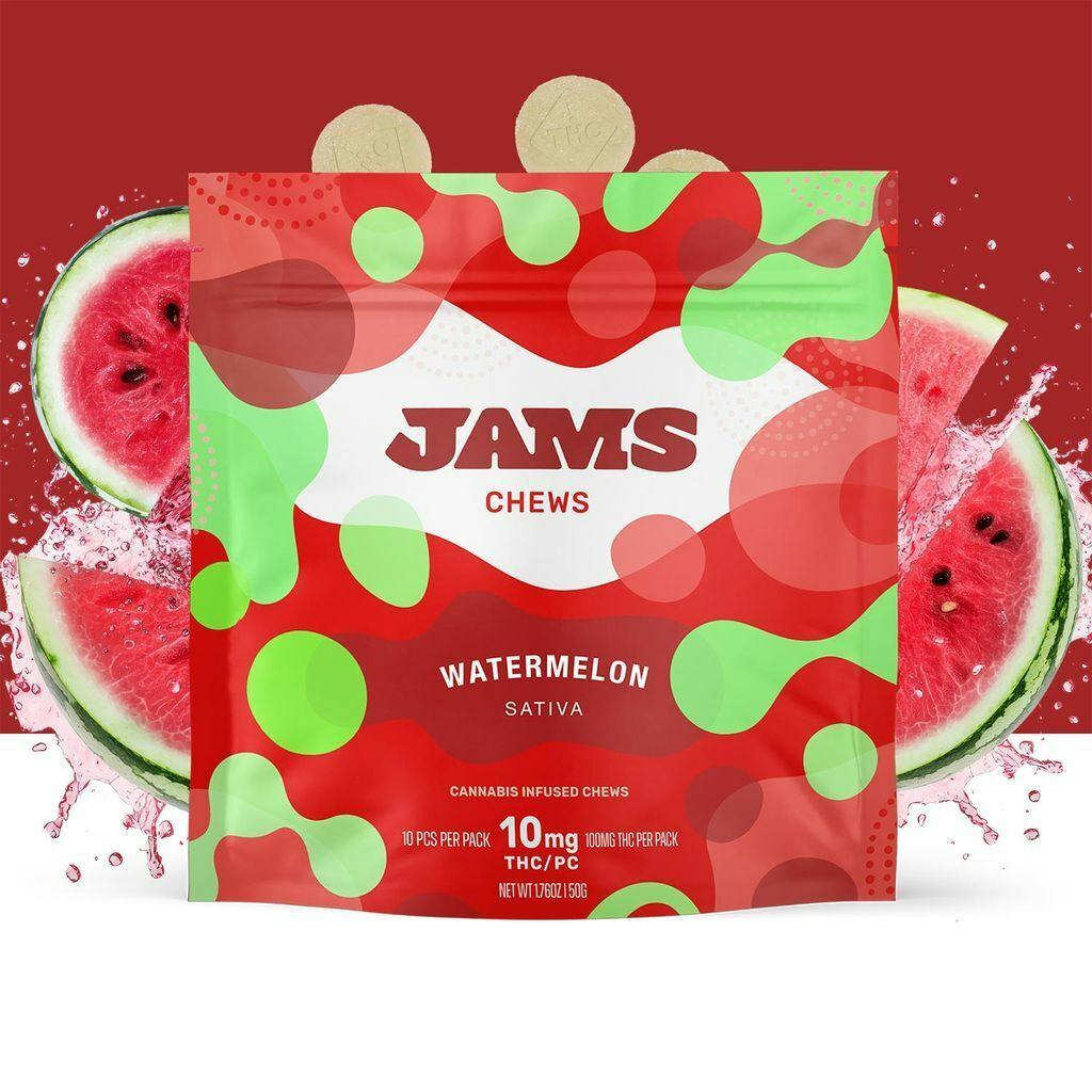 JAMS Watermelon Fruit Chew [10mg] 10-Pack