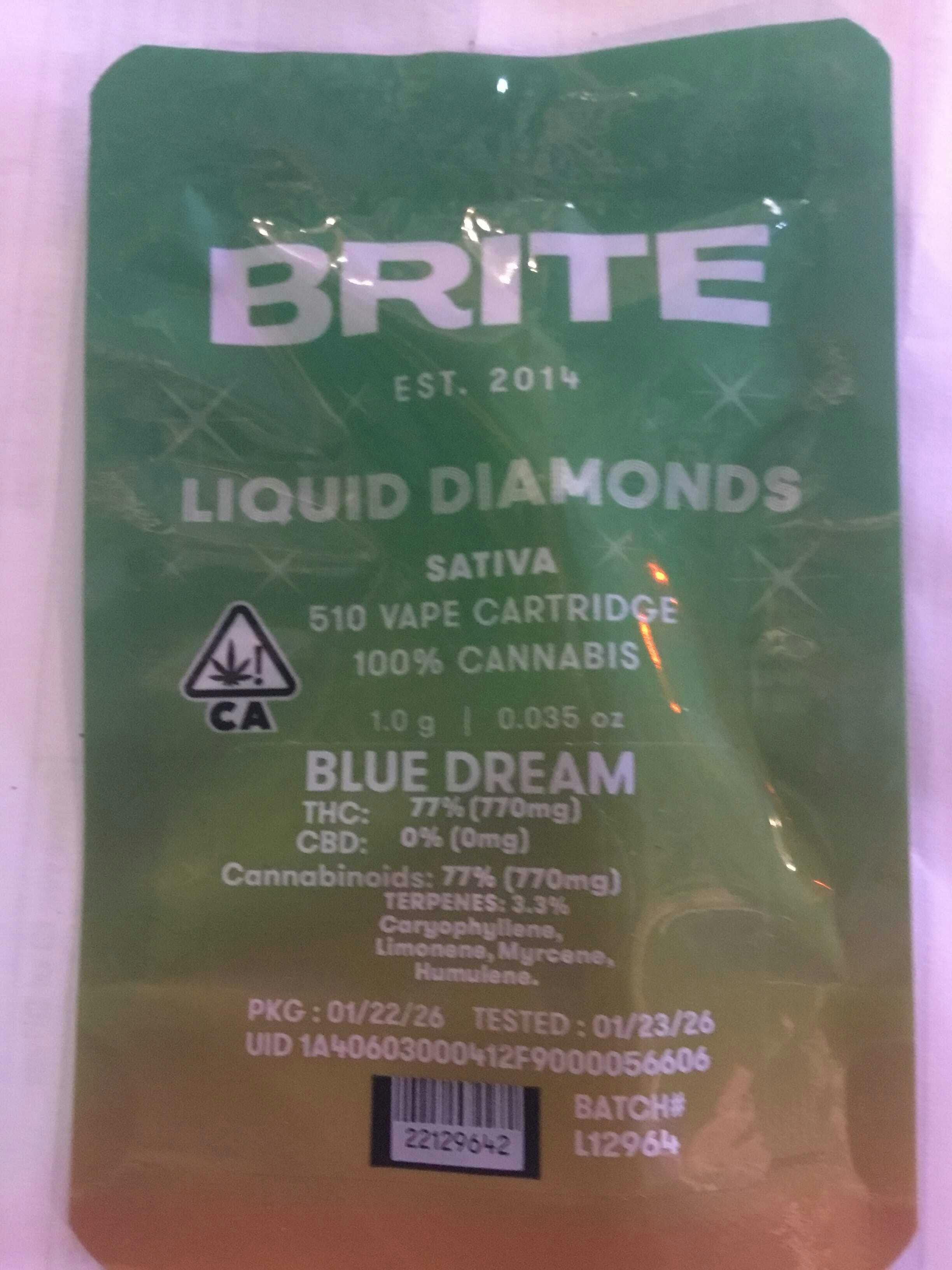 Brite Labs: $30 Liquid - Lemon Cherry Gelato