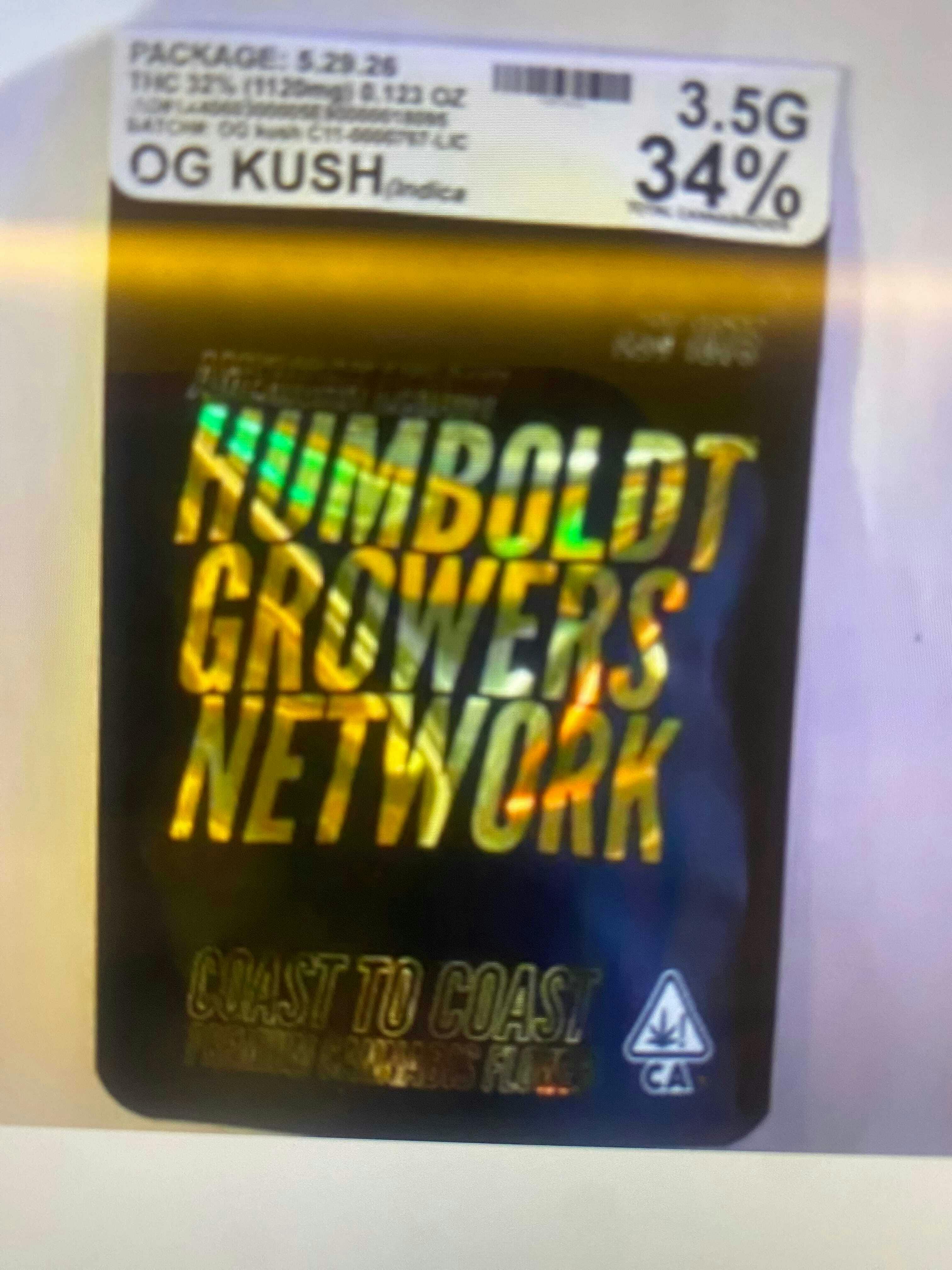 Humbolt Growers Network: $17 8th Humboldt Growers Network - Blue Nerdz
