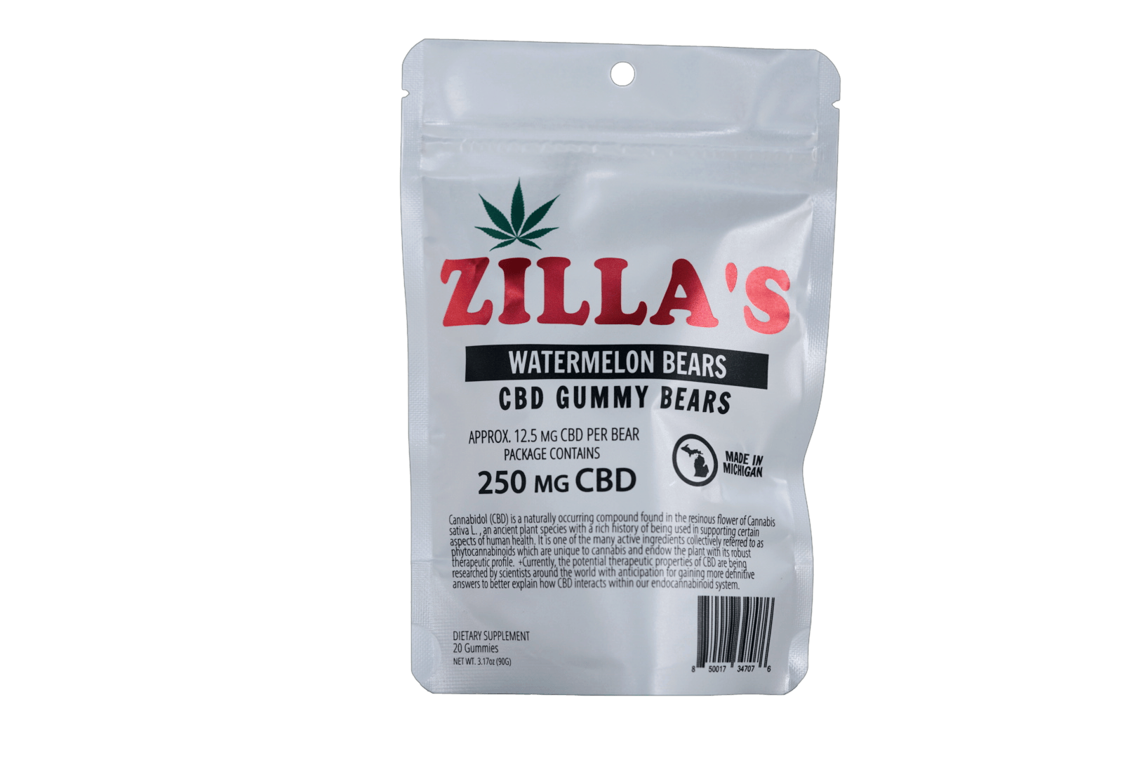 Watermelon 250mg CBD Gummy Bears