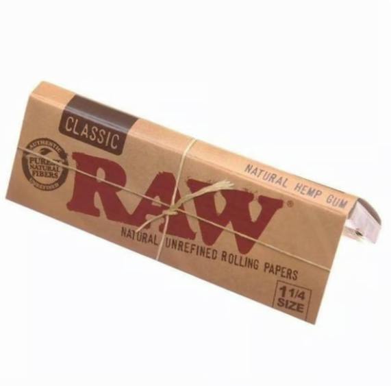 Raw 1 1/4 Black Papers [50pk]