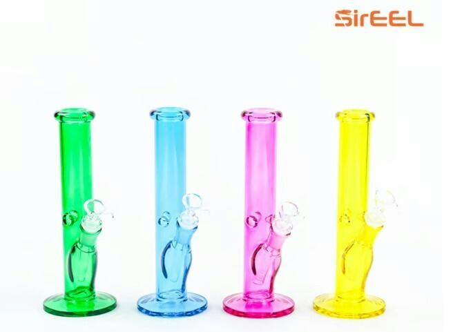 10" SirEEL Vibrant Tube Bong w/ Flower Bowl
