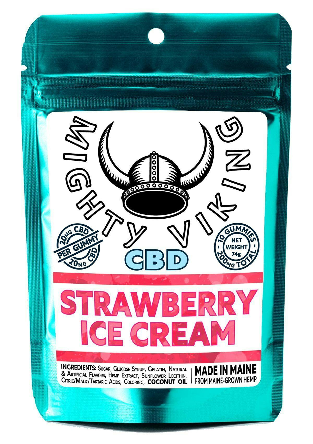 MV - Strawberry Ice Cream - CBD Gummies - 10ct