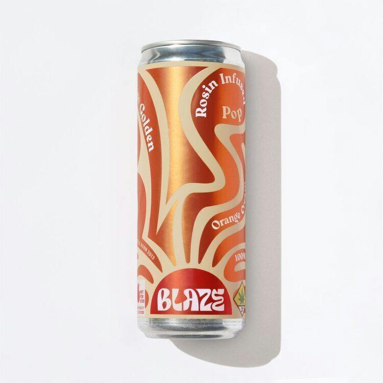 100mg Orange Cream Rosin Soda 12oz - Blaze
