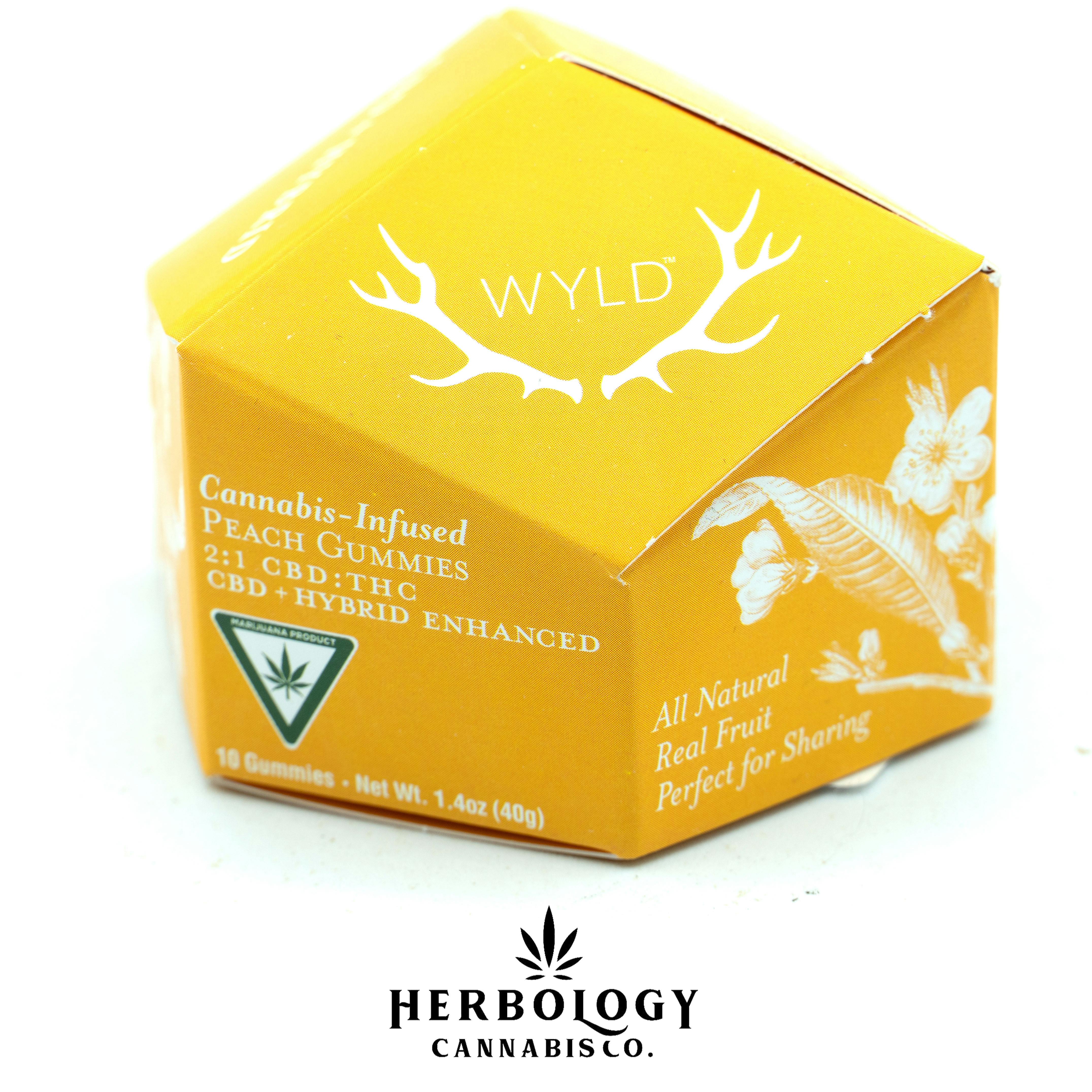 Wyld | Gummy | Peach | 100mg CBD : 50mg THC