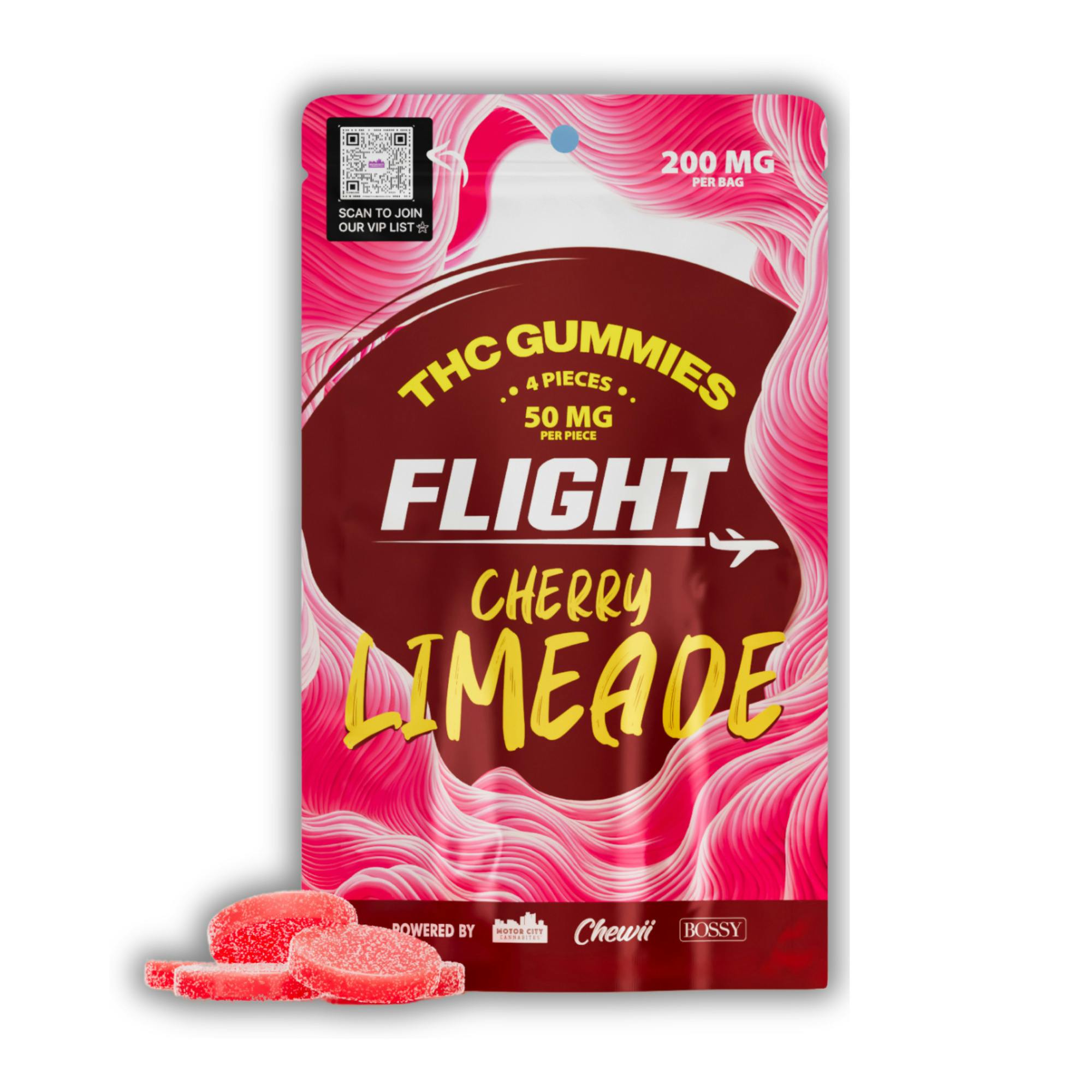 Flight | Gummy | Cherry Limeade | 200mg at Herbology Cannabis Co. Coldwater - Recreational Cannabis