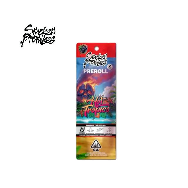 HOT TROPICS 1G 2 PACK PREROLLS