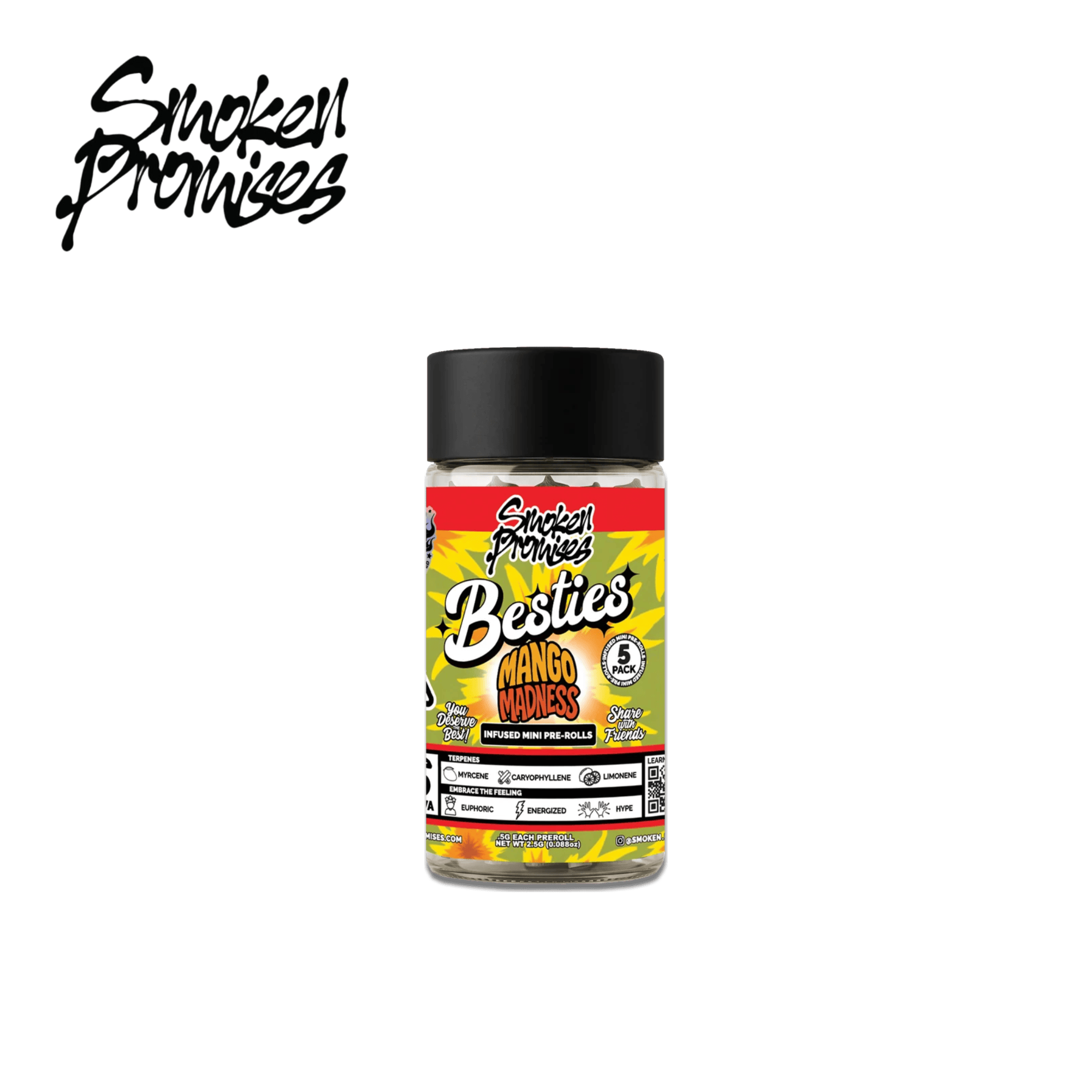 MANGO MADNESS 2.5G 5 PACK INFUSED PREROLLS