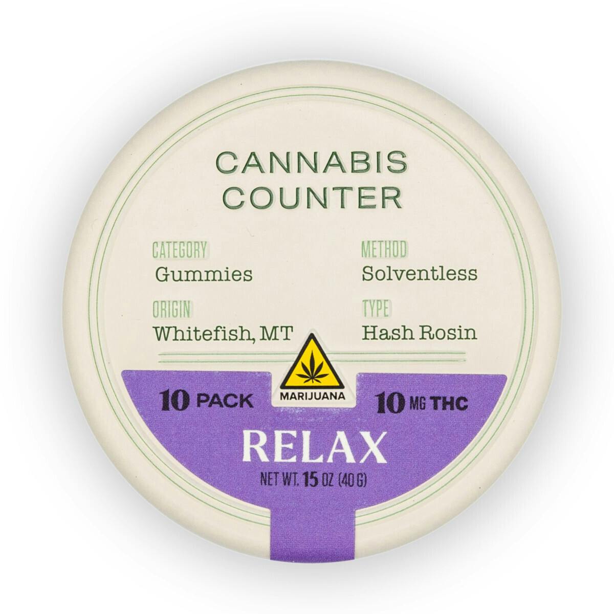 Relax | Hash Rosin Gummies