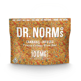 DR. NORM'S: FRUITY PEBBLES KRISPIE TREAT HYBRID 100MG SINGLE