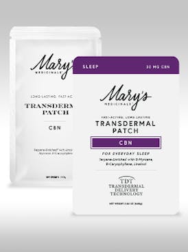 MARY'S MEDICINALS: CBN TRANSDERMAL PATCH 20MG