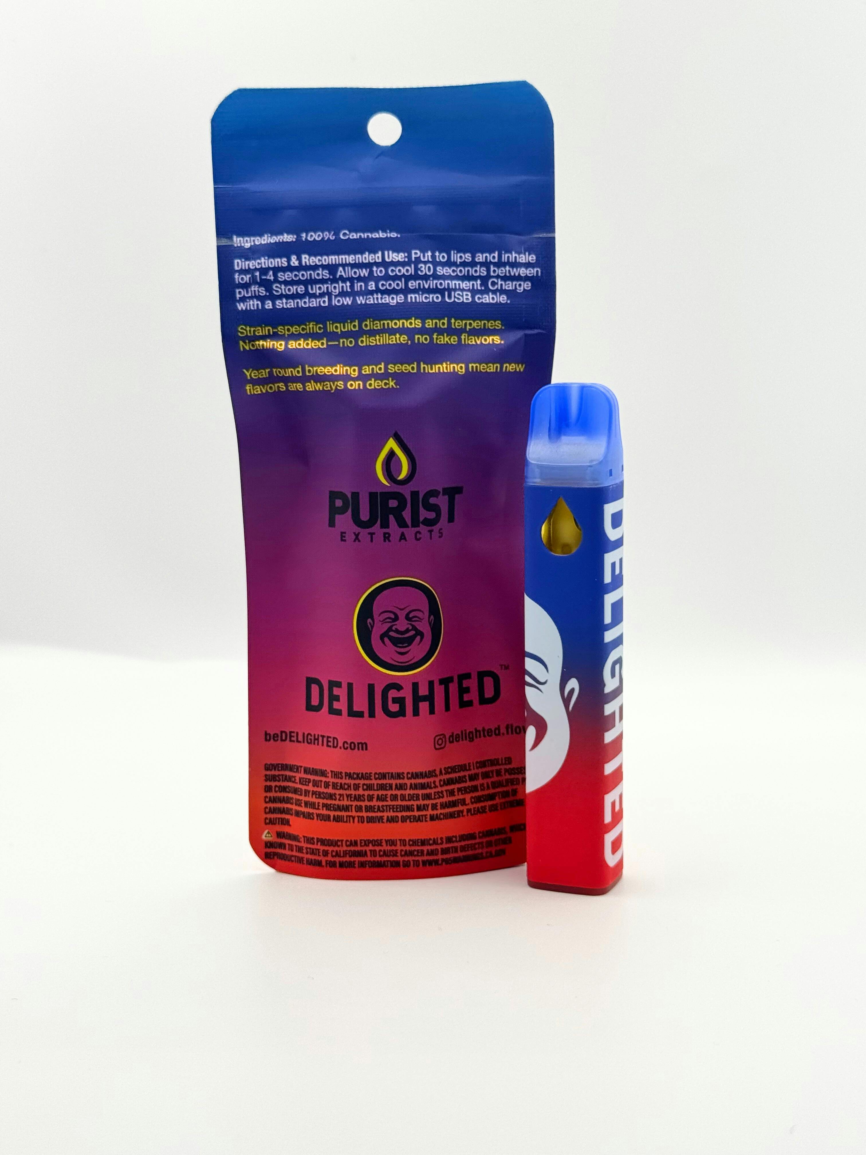 DELIGHTED: LEMON BEAN LIQUID DIAMONDS ALL-IN-ONE SATIVA 1G