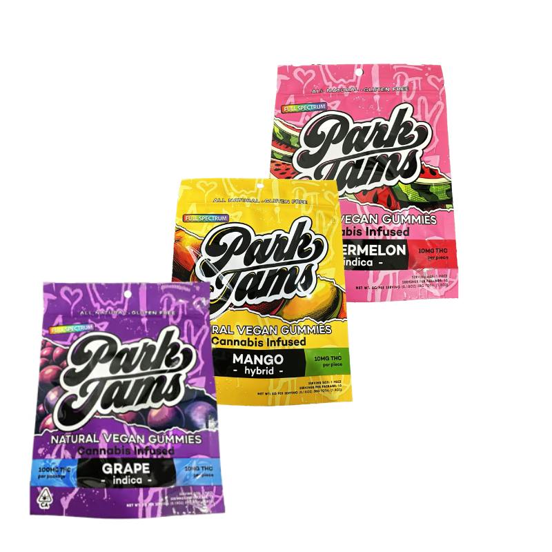 PARK JAMS: LEMON DAY VIBES 2:2:1 THC/CBD/CBG VEGAN GUMMIES SATIVA 100MG 10 PACK