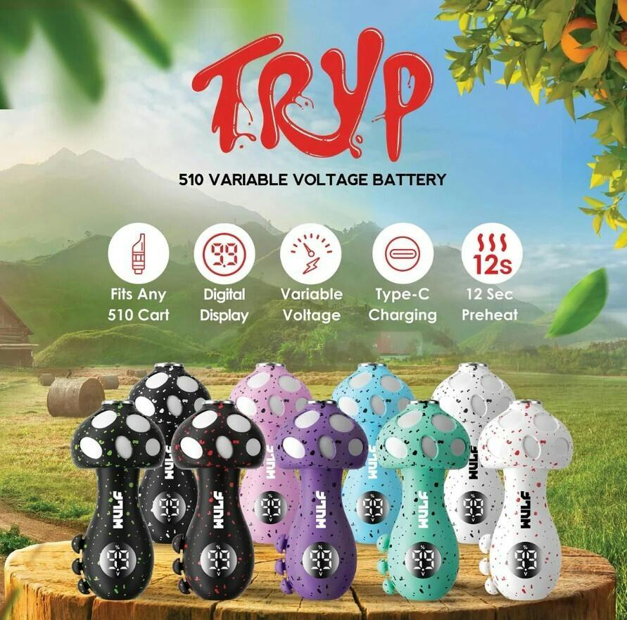 WULF: TRYP MUSHROOM 510 THREAD BATTERY