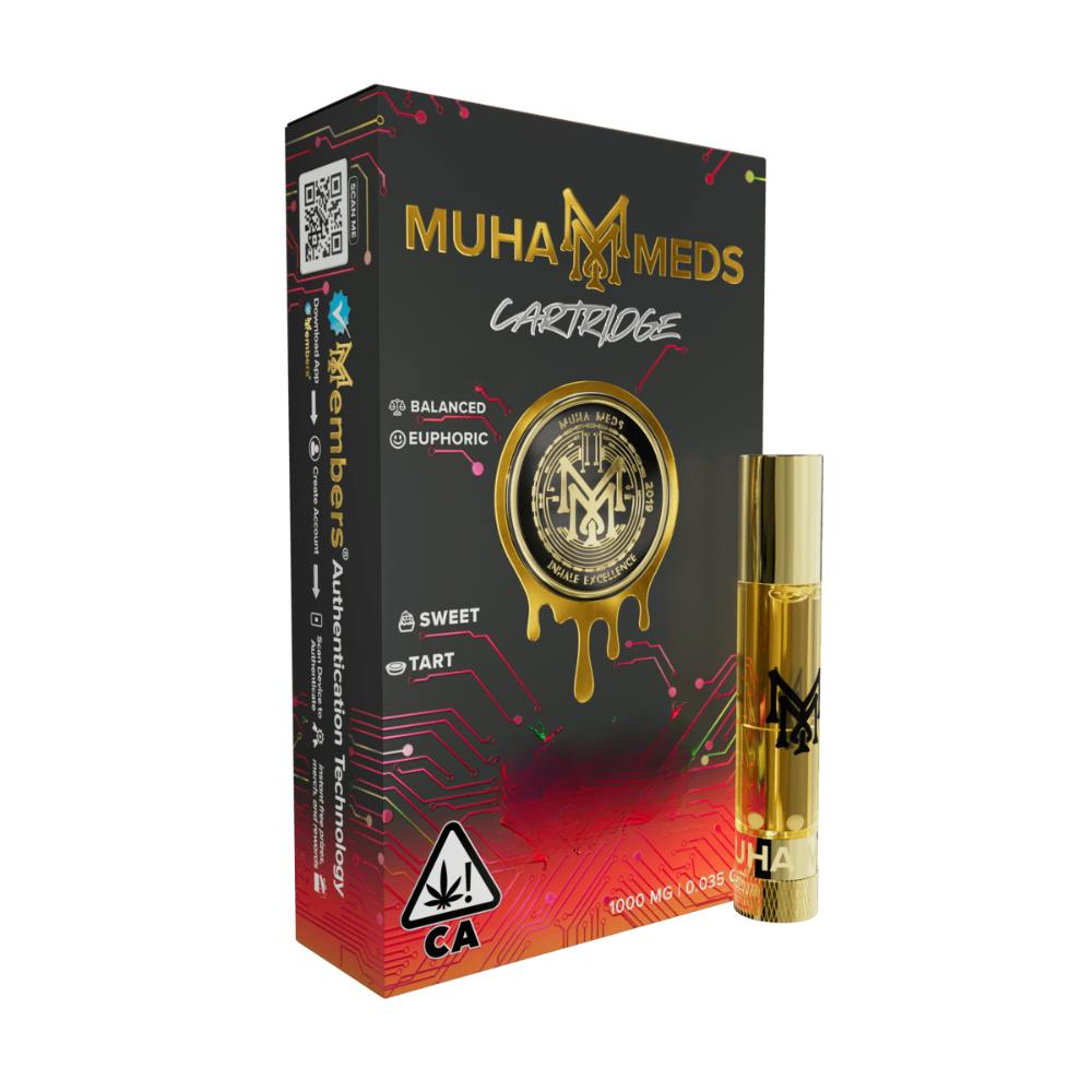 MUHA MEDS: PURPLE PASSION PUNCH CARTRIDGE INDICA 1G