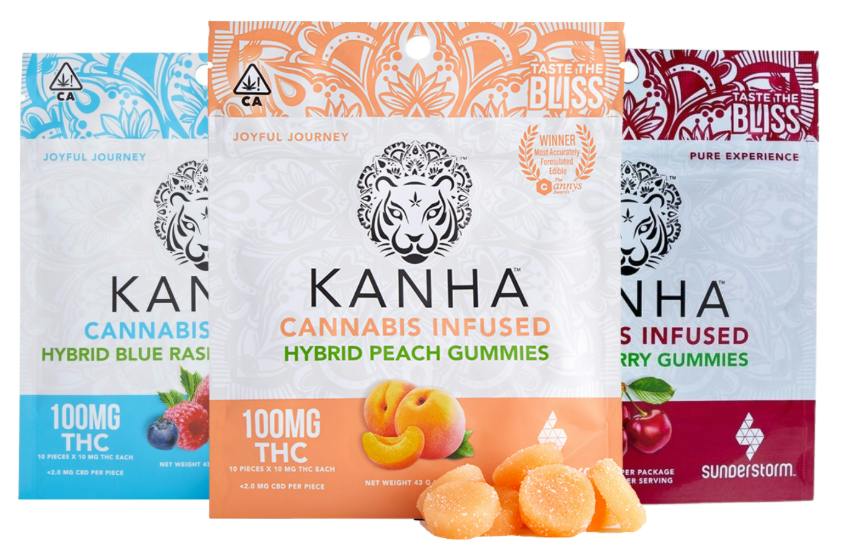 KANHA: DREAM 1:1:1 THC/CBN/CBD SUGAR FREE GUMMIES INDICA 150MG 10 PACK