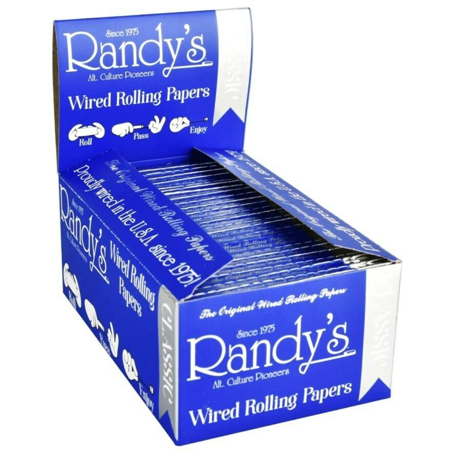 RANDY'S: CLASSIC 1 1/4" WIRED ROLLING PAPERS