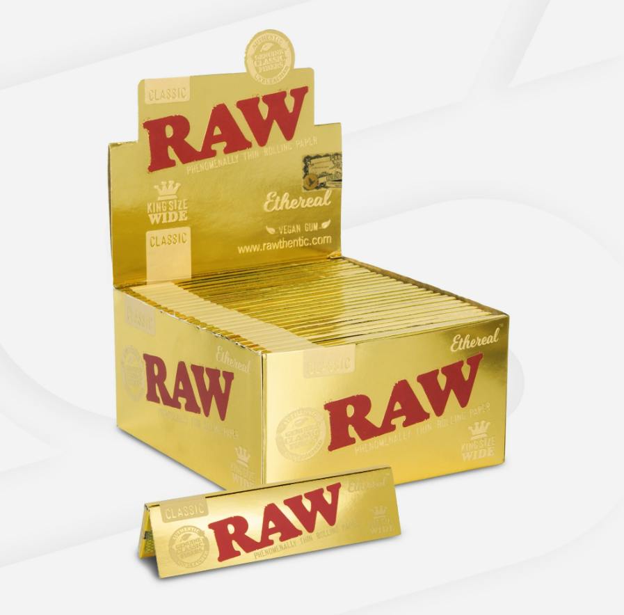 RAW: ETHEREAL KING SIZE WIDE ROLLING PAPERS