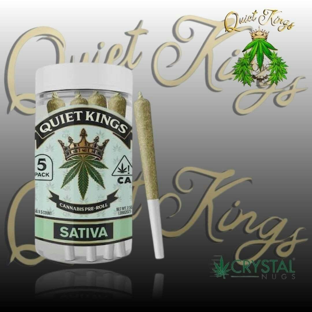 QUIET KINGS: BLUE HAZE SATIVA 2.5G PREROLL 5 PACK