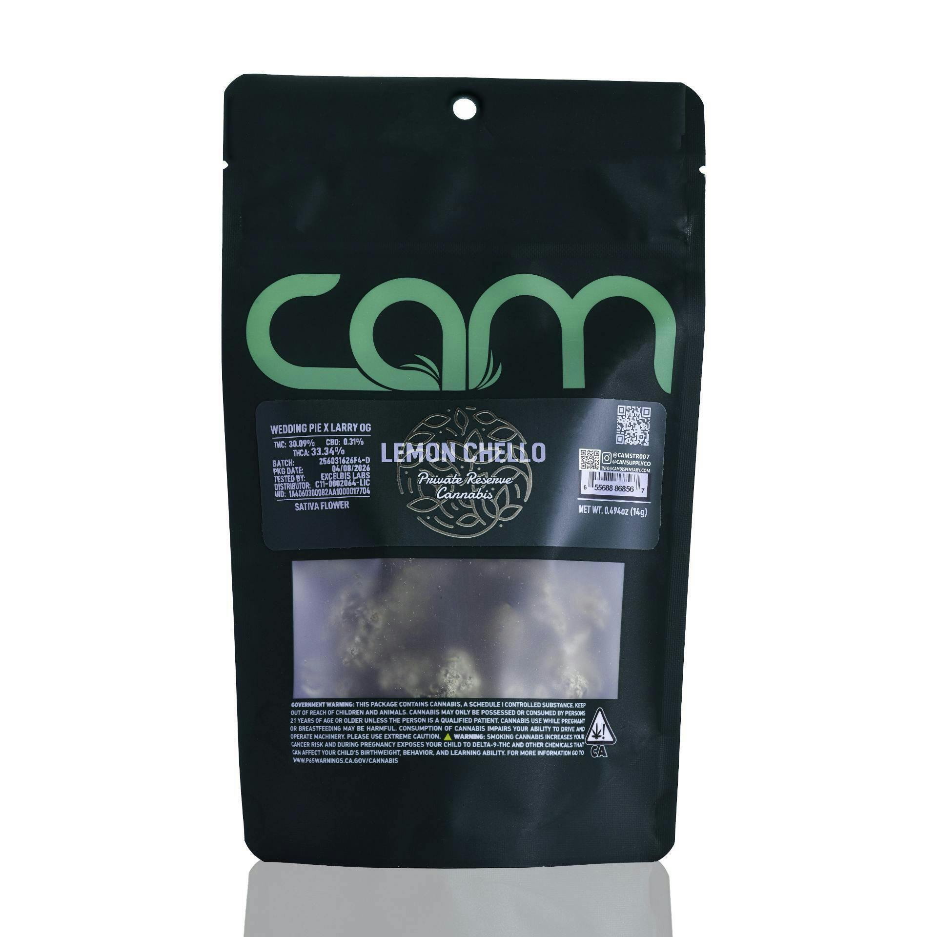 CAM: LEMON TREE PRIVATE RESERVE SATIVA 14G