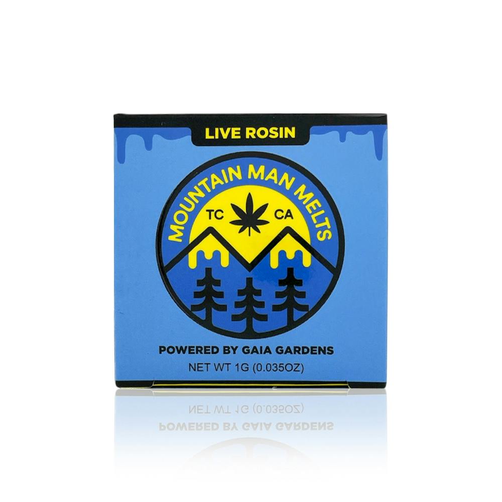 MOUNTAIN MAN MELTS: PINEAPPLE GOLD TIMBERLINE LIVE ROSIN BADDER HYBRID 1G