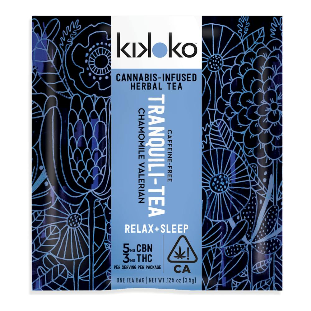 KIKOKO: TRANQUILI-TEA 5:3 CBN/THC TEA BAG INDICA 5MG SINGLE