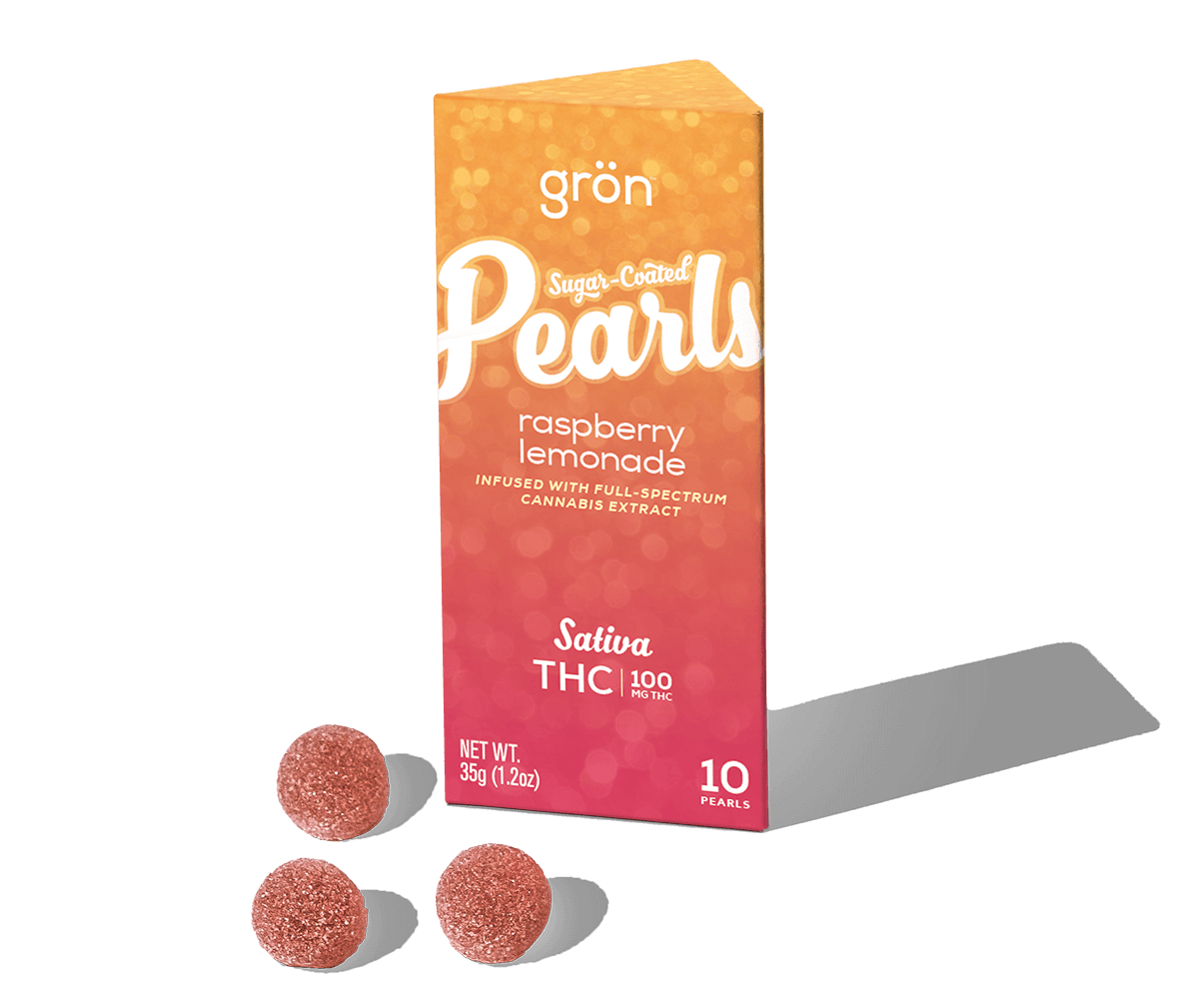 PEARLS: RASPBERRY LEMONADE GUMMIES SATIVA 100MG 10 PACK