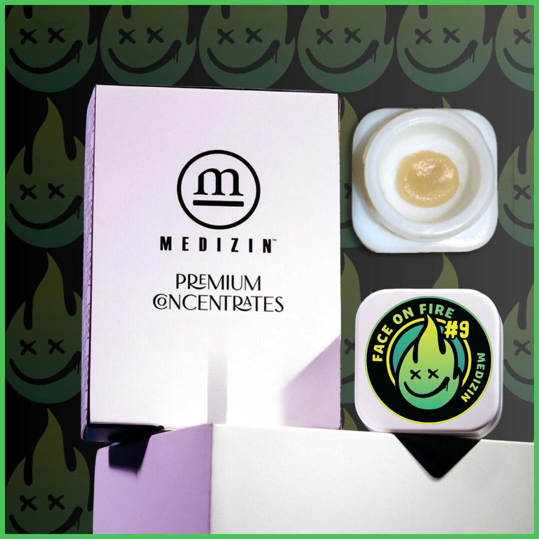 Medizin Face On Fire #9 .5g Live Rosin
