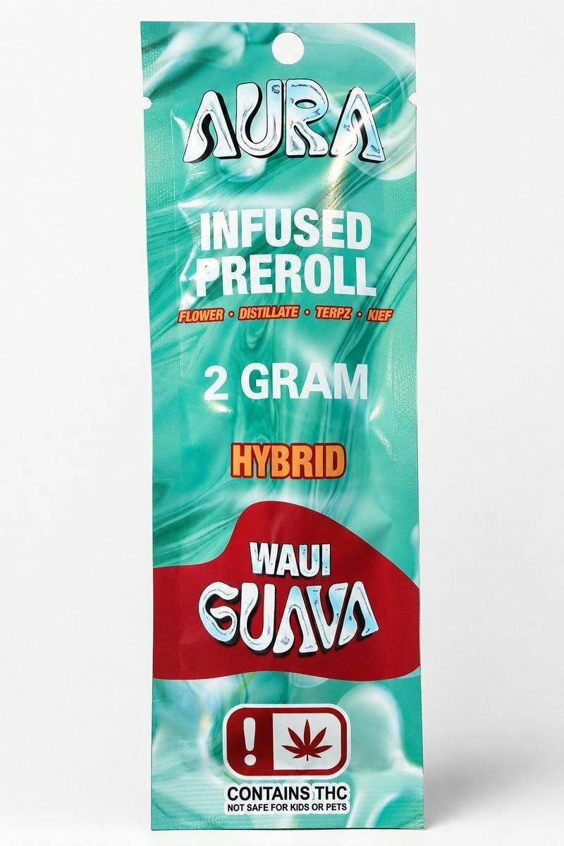 Aura - Waui Guava - 2g Infused Pre Roll