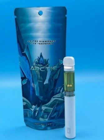 Arctic Disposable 2g Melted Diamonds & Live Resin Disposable Grape Stomper