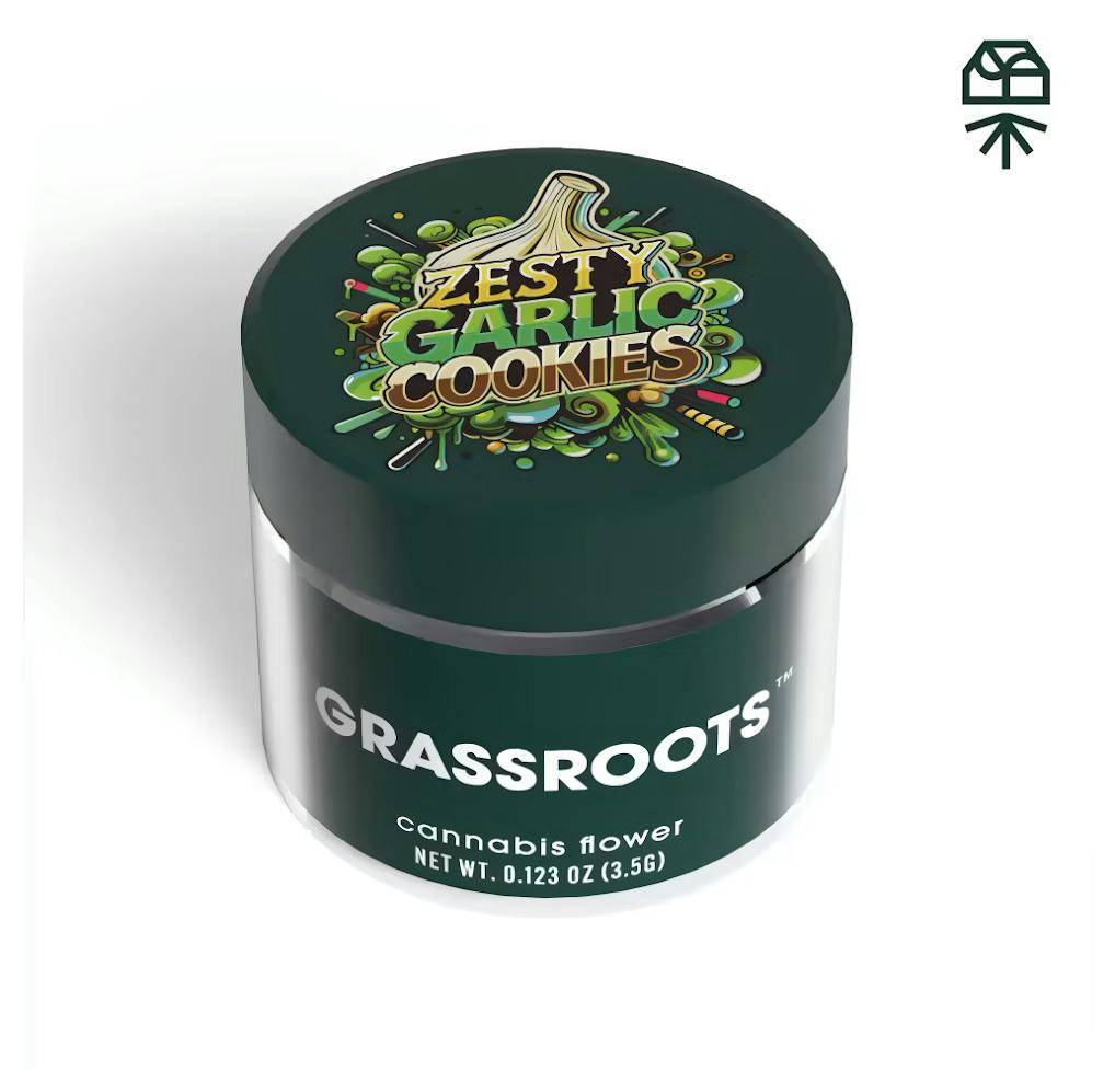 Grassroots - Indoor Flower - Zesty Garlic Cookies