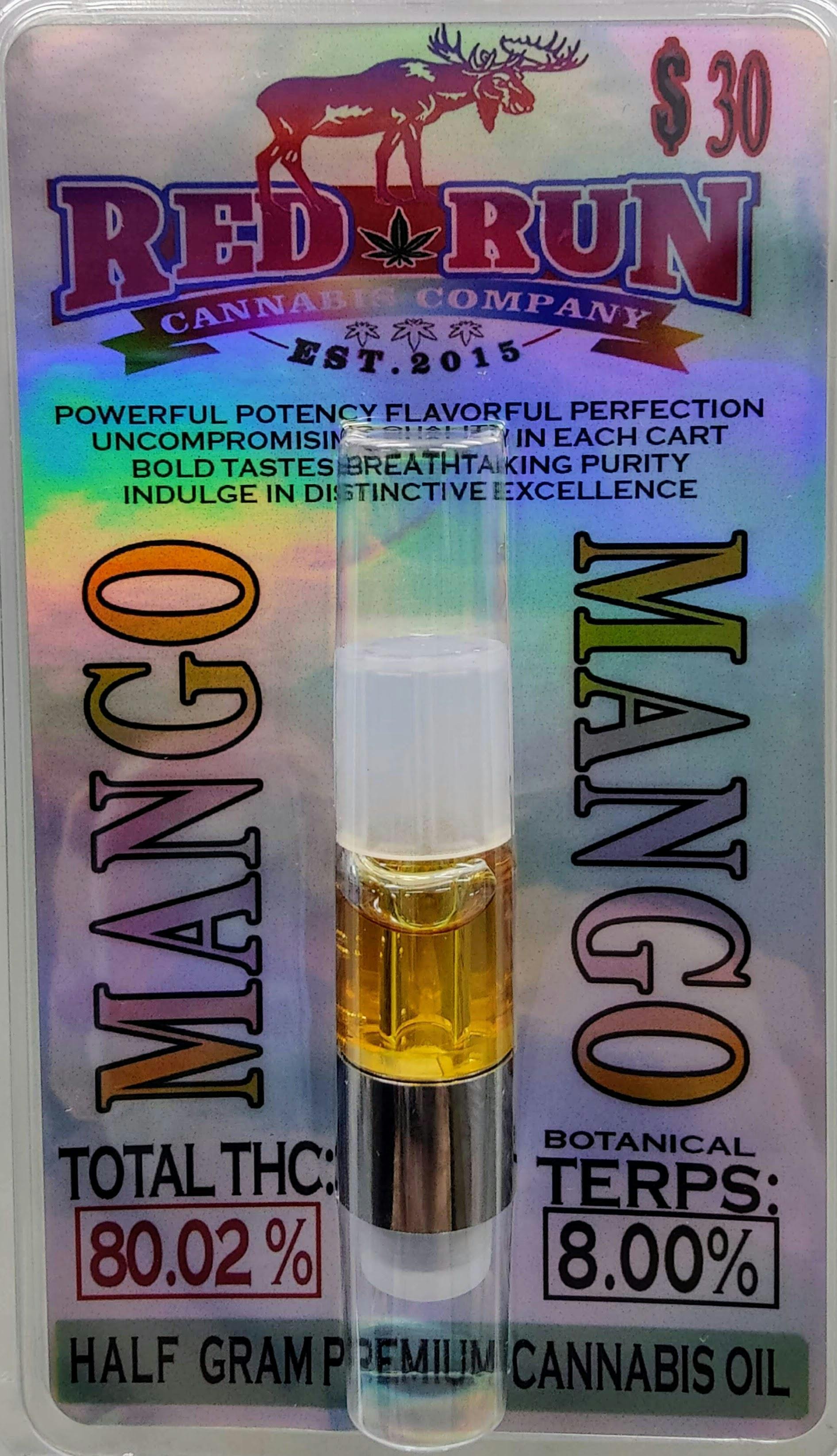 .5g of Mango Cartridge cannabis product