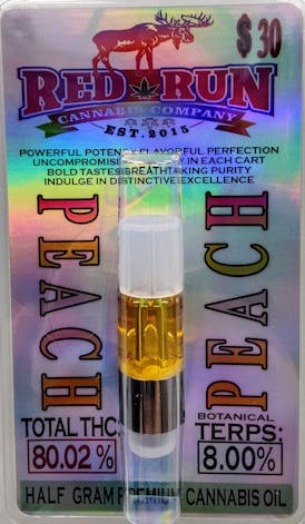 .5g of Peach Cartridge