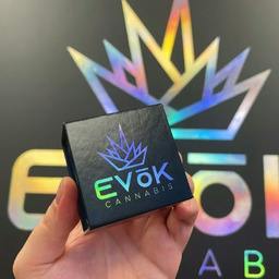 Evok Cannabis - Extract - Gush Mintz 73-159u Live Rosin Badder