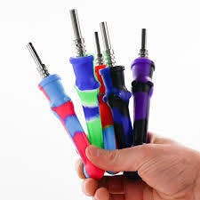 Silicone Honey Straw With Titanium Tip - 14mm
