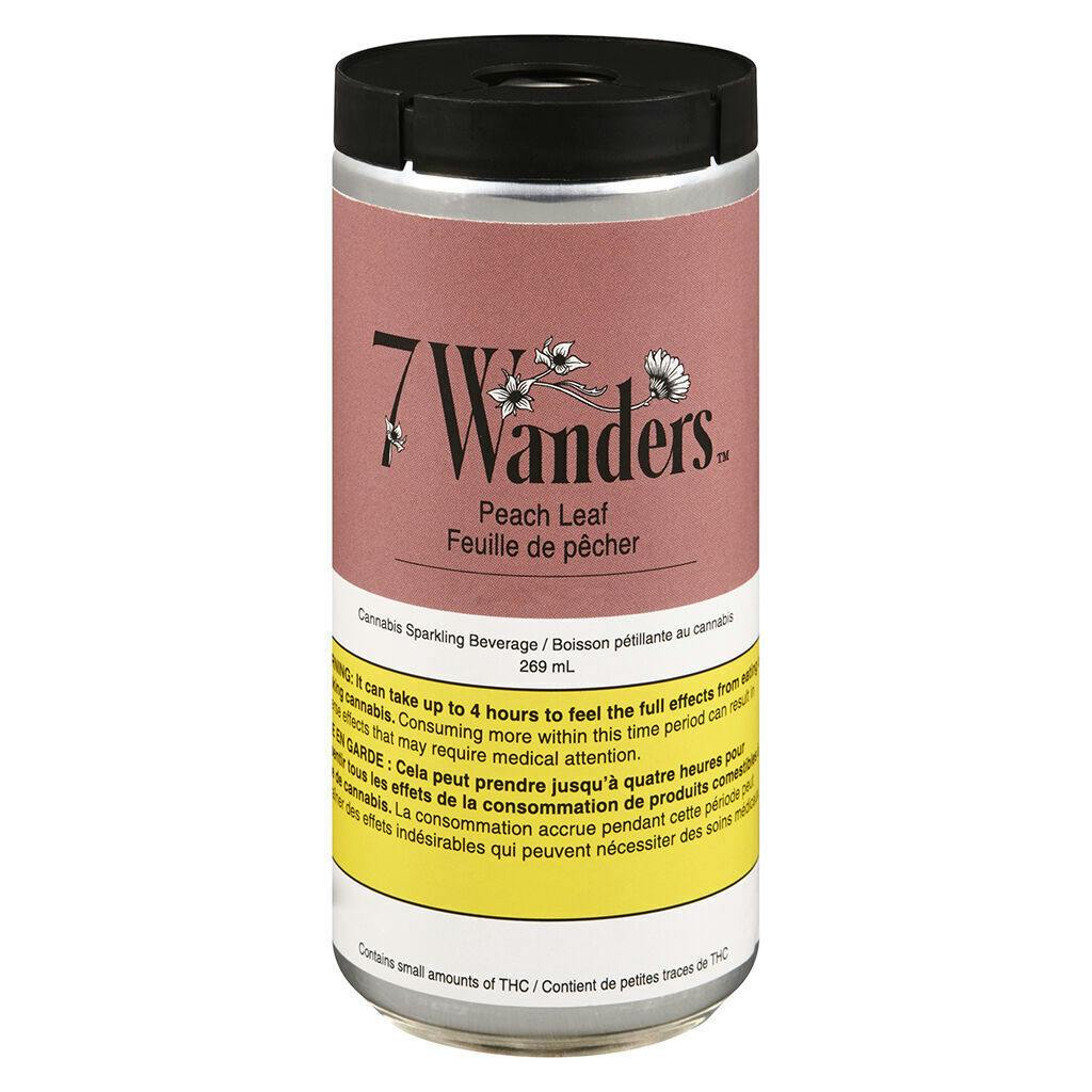 7 Wanders - Peach Leaf CBD Cannabis Sparkling Beverage Blend - 1x269ml