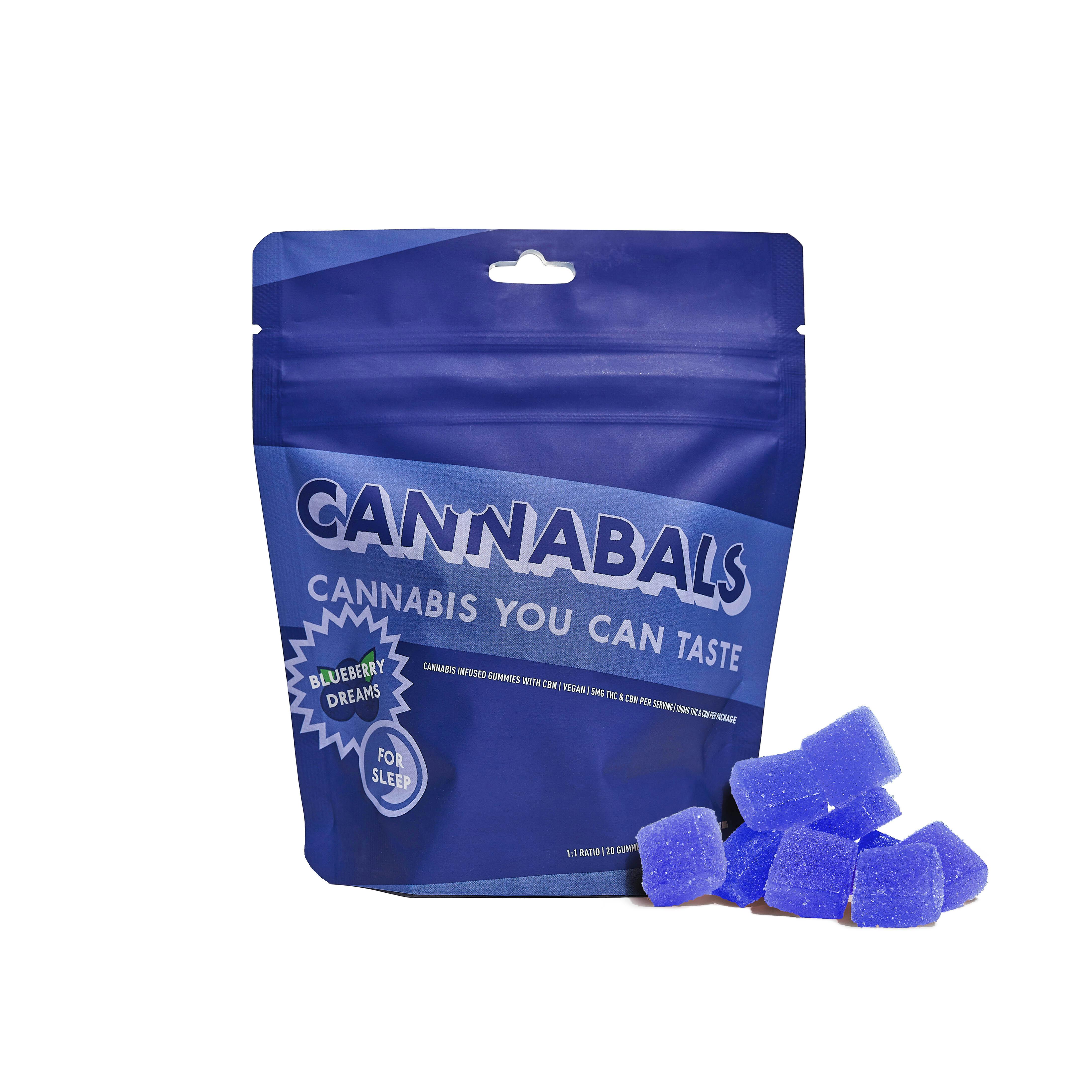 Cannabals | Blueberry Dreams | 5mg/Gummy | 20pk
