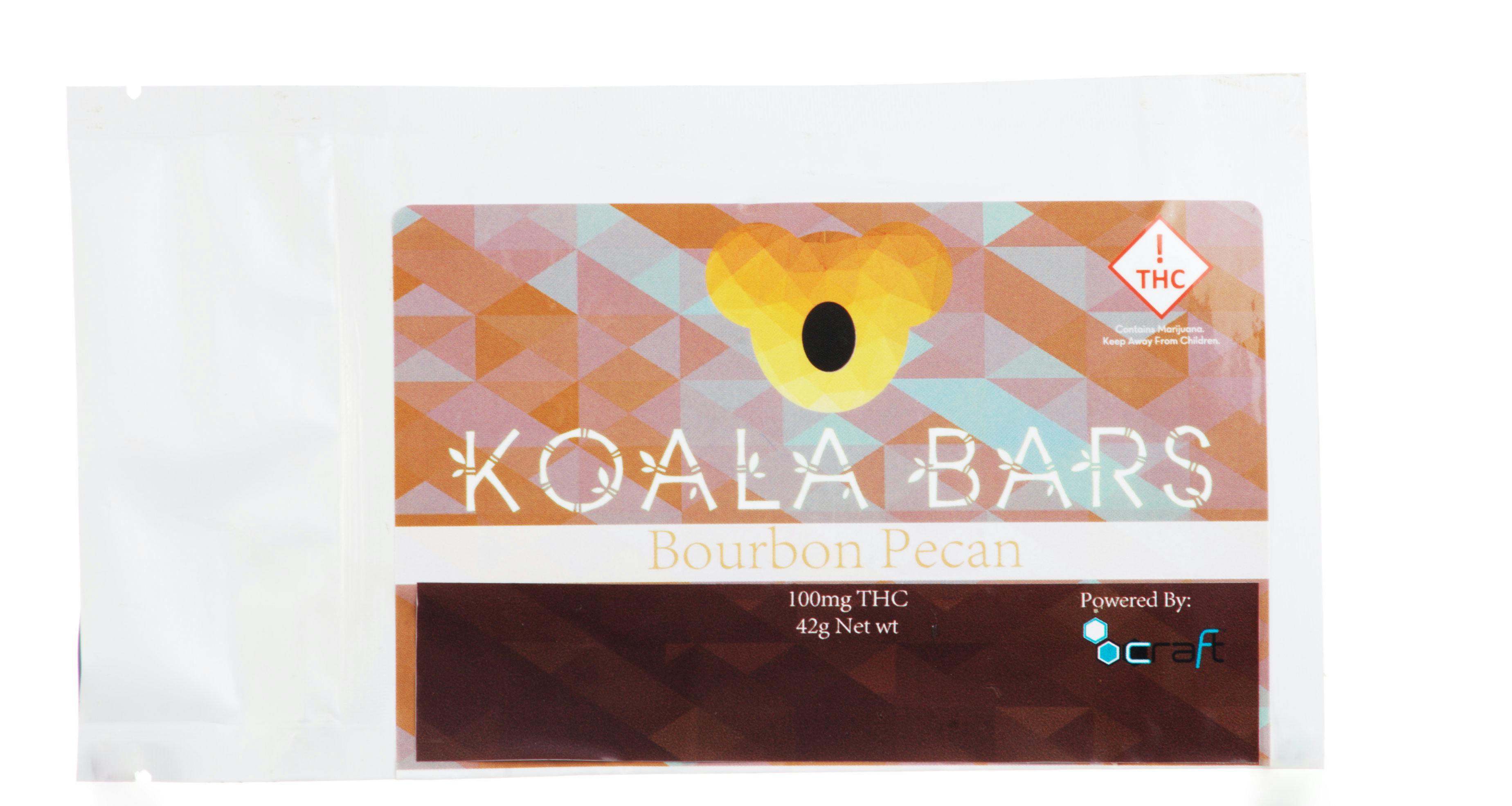 Koala Bars - Bourbon Pecan - 100 MG