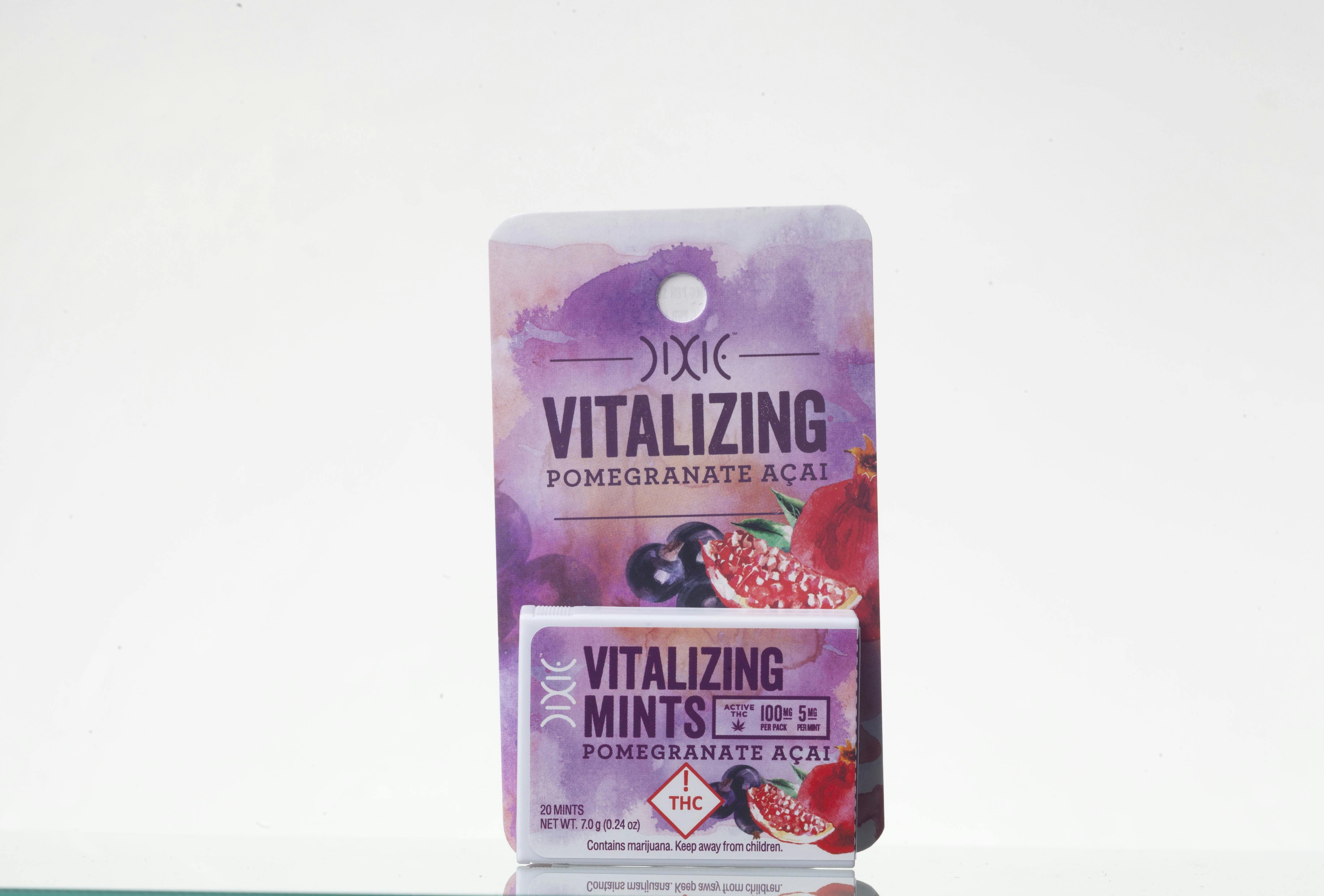 Dixie Vitalizing Mints 100mg Pomegranate Acai