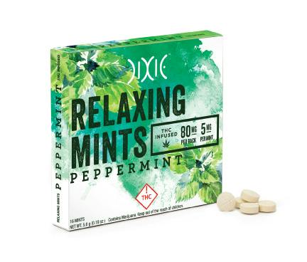 Dixie Mints - Relaxing Peppermint - 100 MG