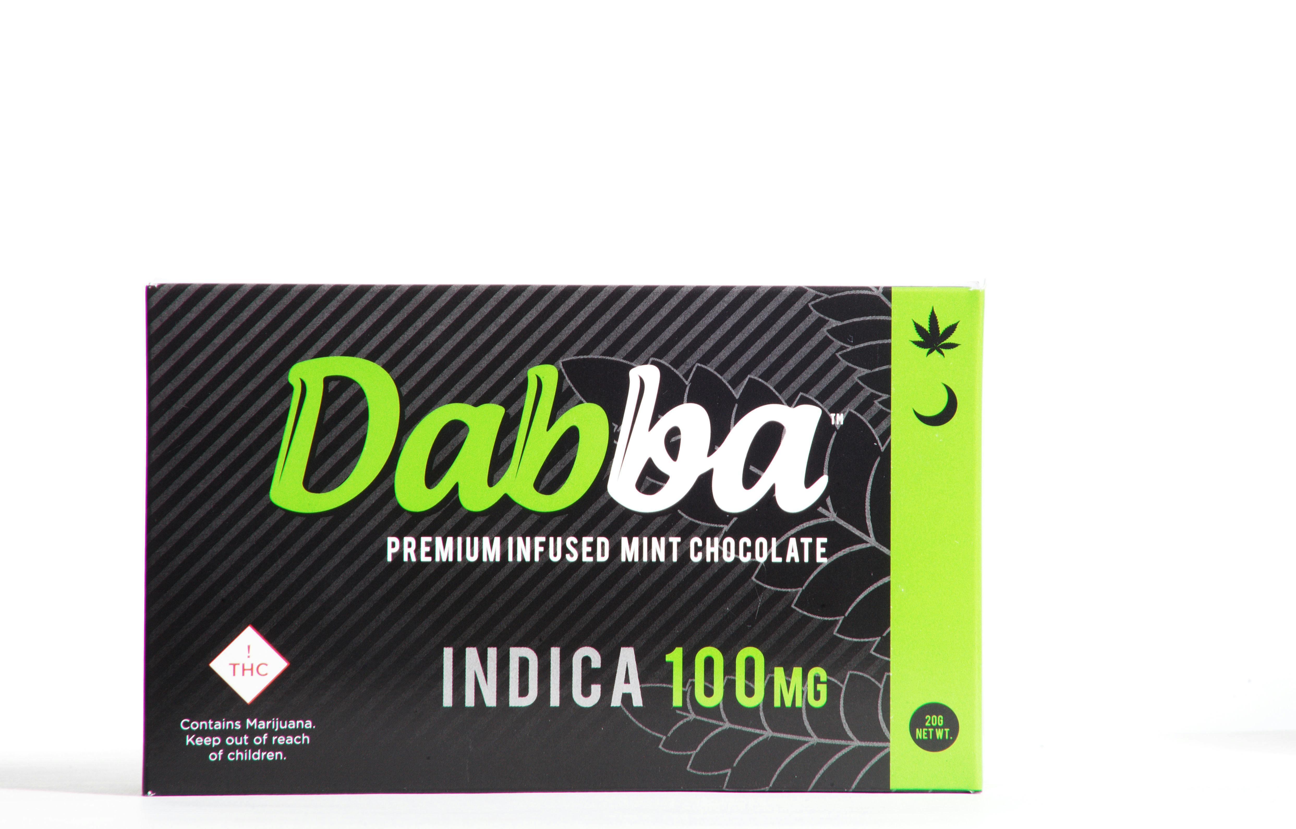 Dabba Premium Mint Chocolate - Indica 100 MG