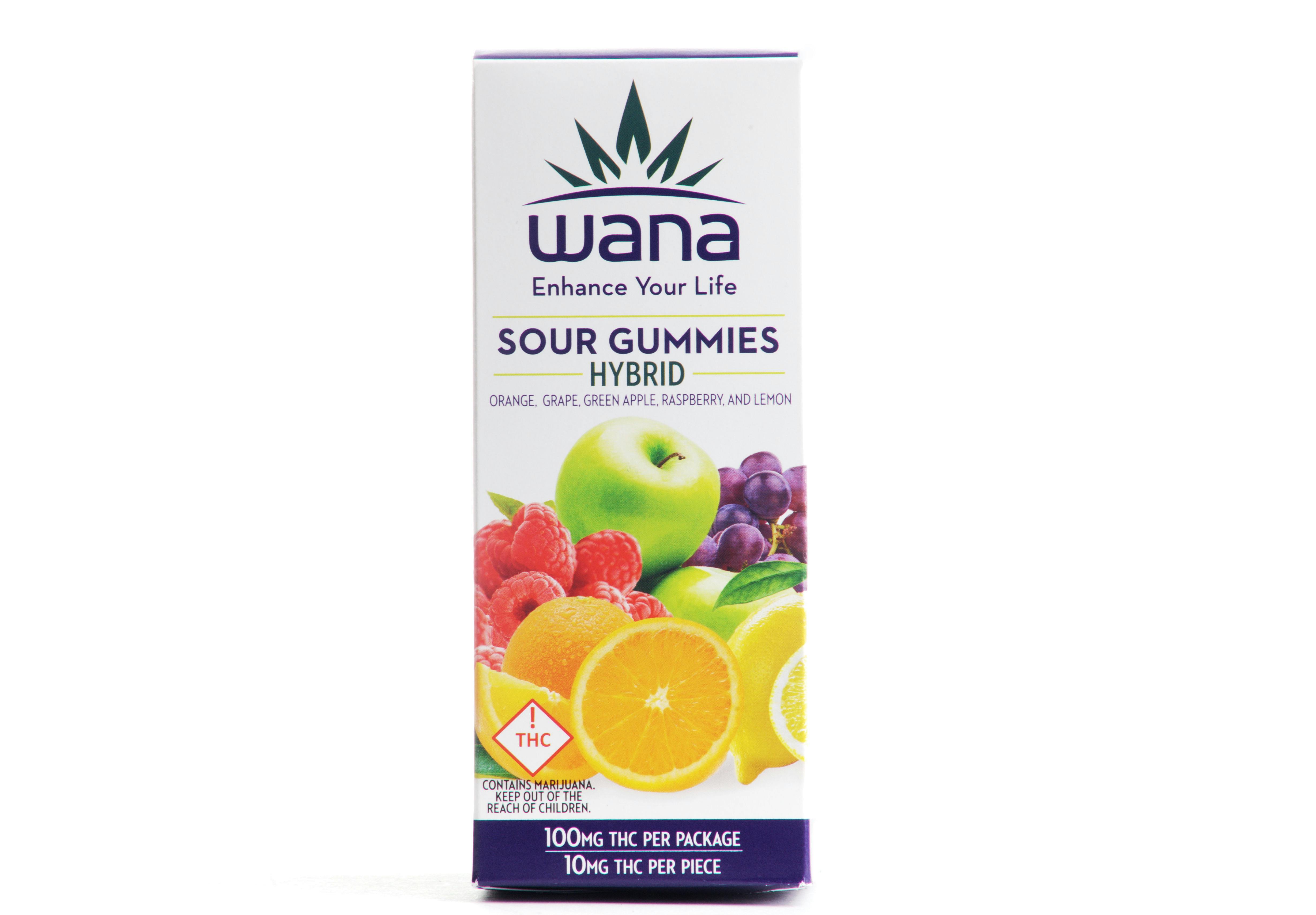 Wana Sour Gummies: Assorted Flavors Hybrid