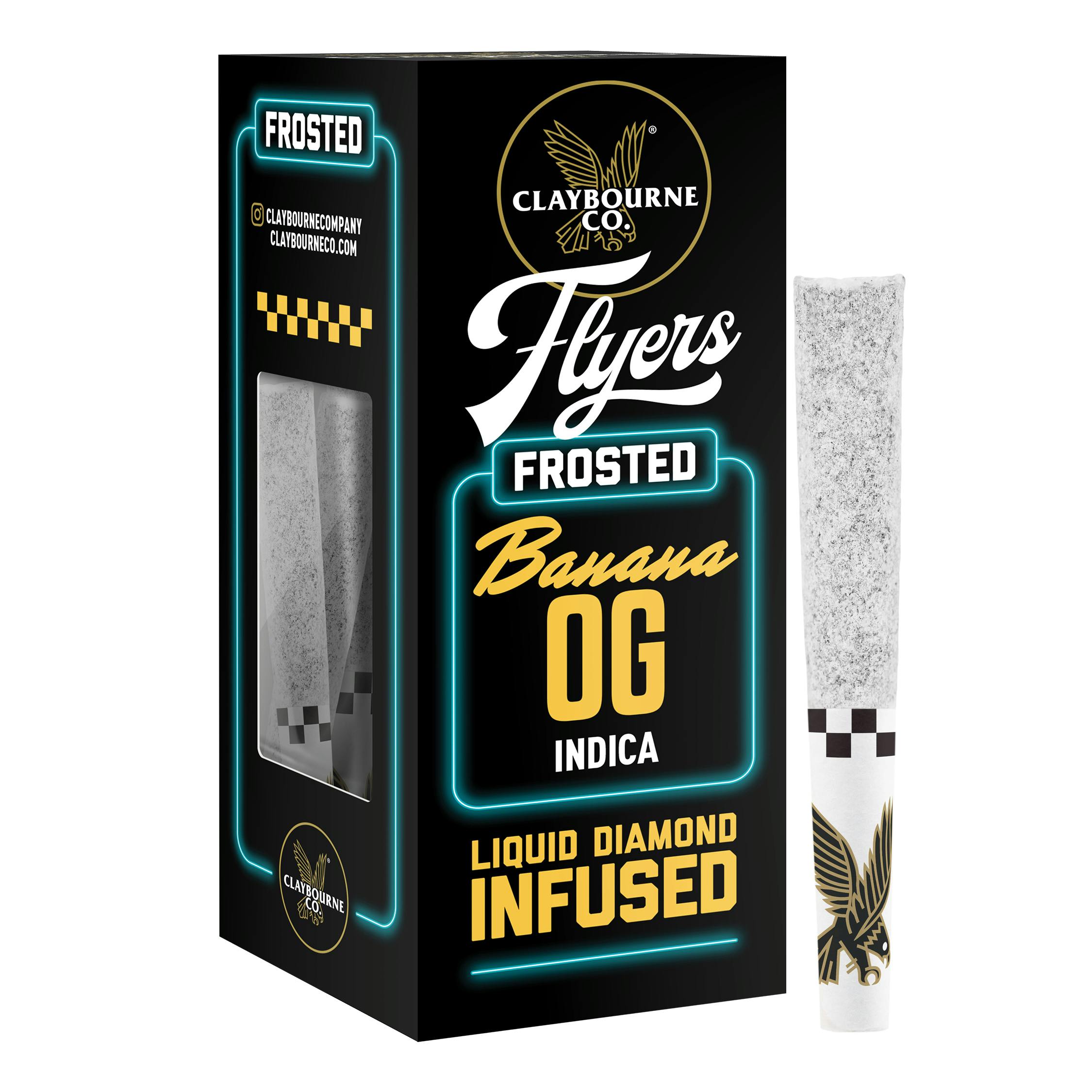 Claybourne Co. Flyers Frosted Banana OG (I) Infused Multipack 0.5g 3pk
