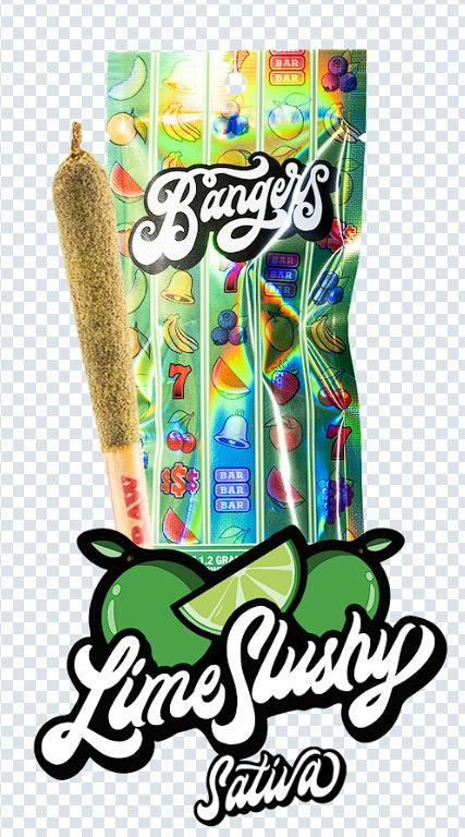 Bangers Lime Slushy (S) Infused Pre-Roll