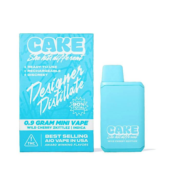 CAKE Wild Cherry Zkittlez (I) Disposable Vape