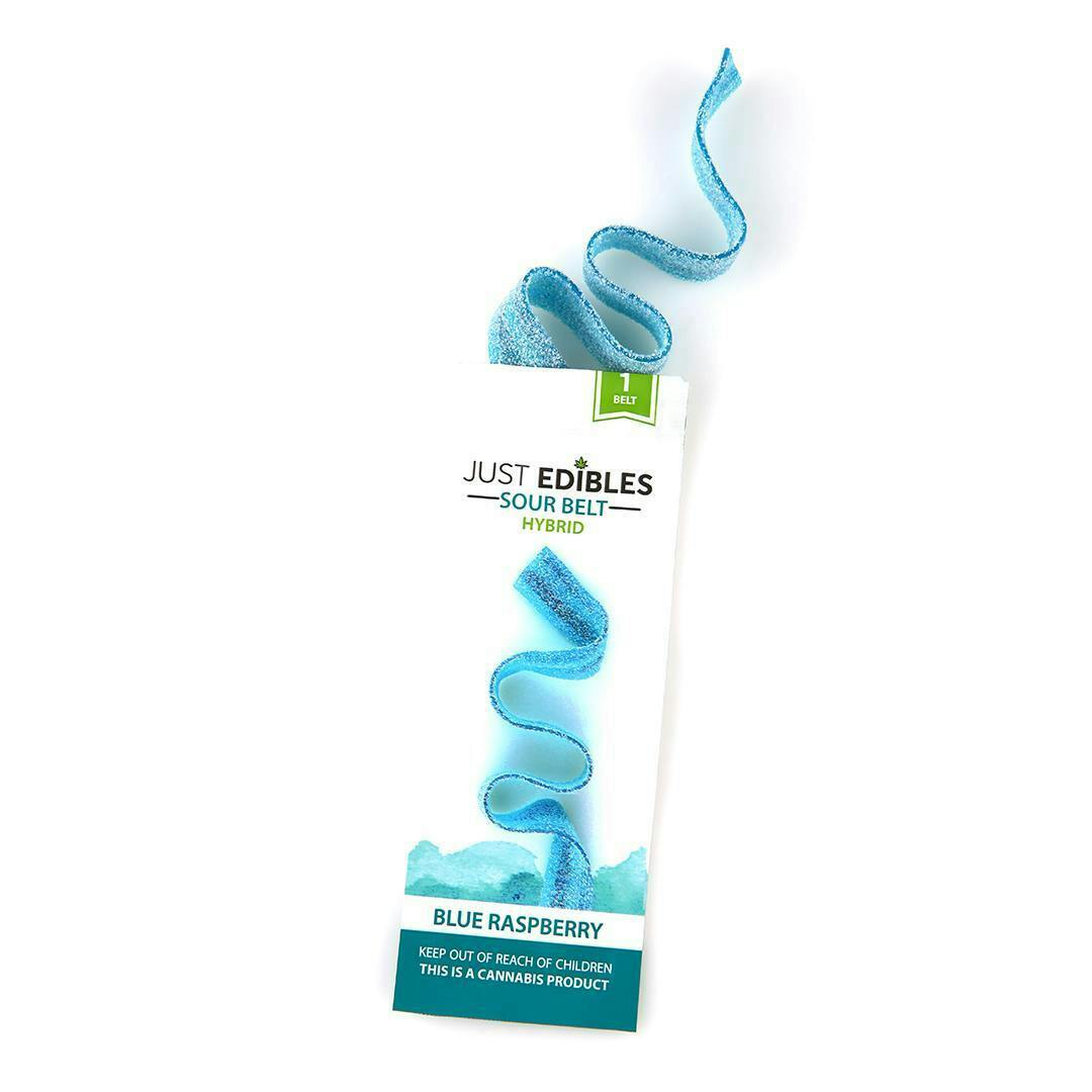 Just Edibles Blue Raspberry Sour Long Belt 1pk